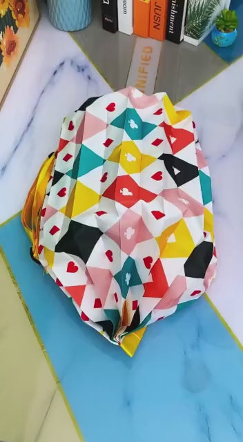 Foldable Waterproof Shopping Handbag – Travel-Friendly & Durable