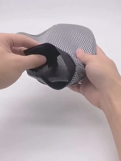 Stainless Steel Pet Grooming Glove – Gentle Deshedding Brush for Dogs & Cats