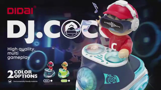 DJ Coco Musical Dancing Boy Toy – Automatic Movement with LED Lights & Sound